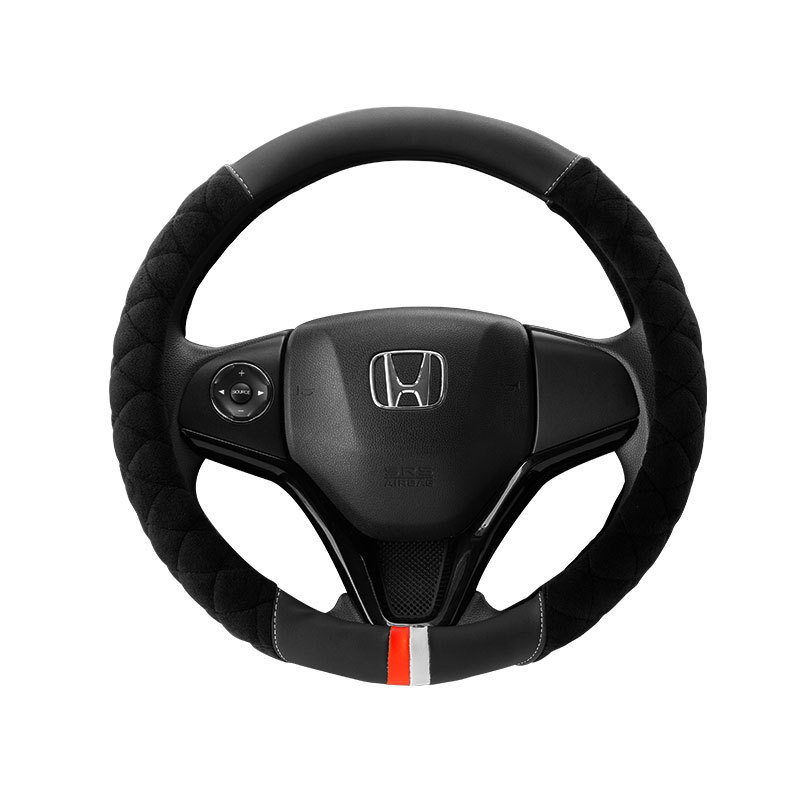 Car Steering Wheel Cover Winter Short Plush Universal Car Handle Cover Winter Warm Non-Slip Fashion Sports