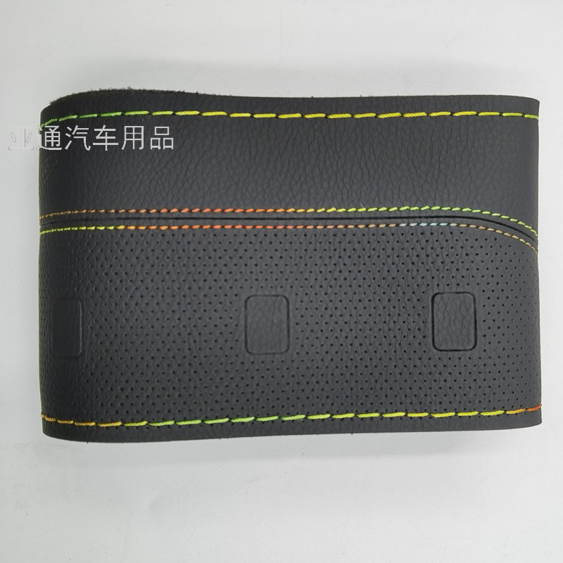 Wholesale Car Steering Wheel Cover Universal Hand Sewing Pu Handle Cover Hand Sewing Steering Wheel Cover Non-Leather