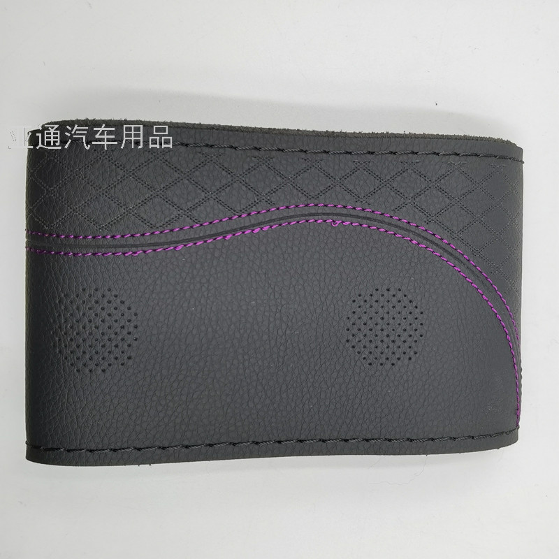 Wholesale Car Steering Wheel Cover Universal Hand Sewing Pu Handle Cover Hand Sewing Steering Wheel Cover Non-Leather