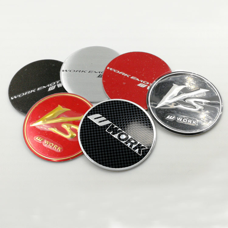 Modified Work SSR HRE Oz Volk Rim Sticker ADVNA Wheel Hub Stickers 45MM Wheel Cover Stickers Car Stickers