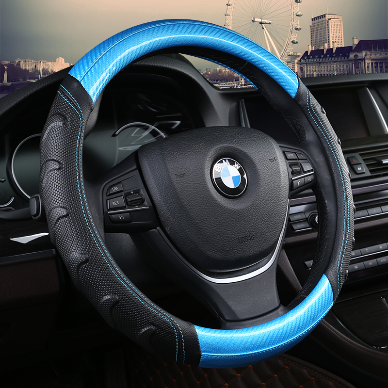 Steering wheel cover wholesale and retail high-end leather four seasons general