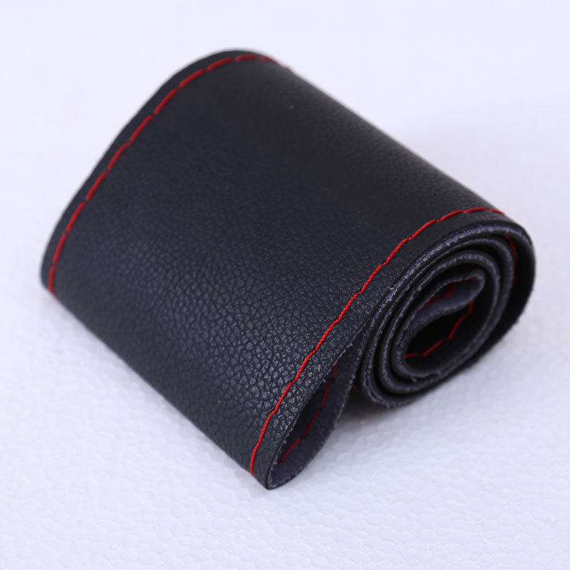 Hand Sewing Steering Wheel Cover Litchi Grain HandSewn Handle Cover High Quality and Low Price One Product Dropshipping