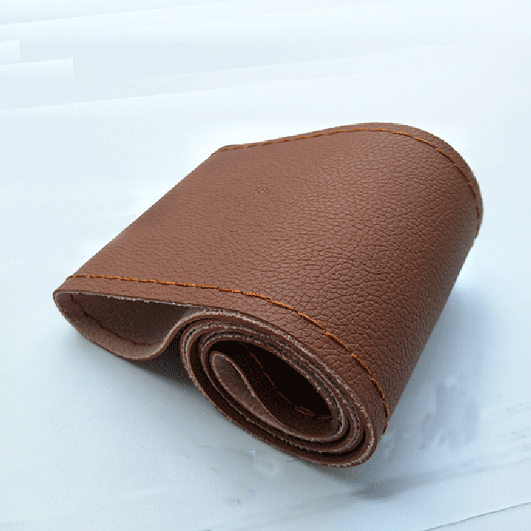 Hand Sewing Steering Wheel Cover Litchi Grain HandSewn Handle Cover High Quality and Low Price One Product Dropshipping