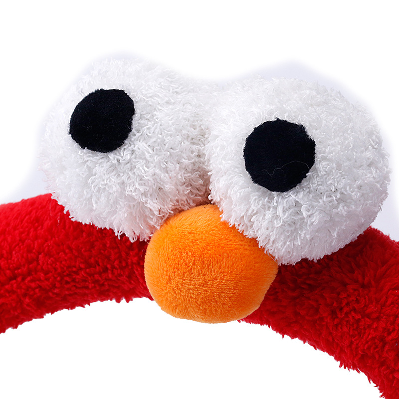 2018 Winter New Car Steering Wheel Cover Female Plush Cartoon Big Eyes Steering Wheel Cover Korean Cute Handle Cover
