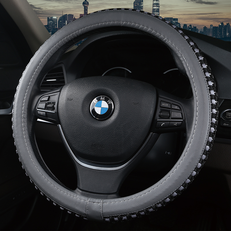 Car Steering Wheel Cover Ice Silk a Steering Wheel Cover Four Seasons Universal