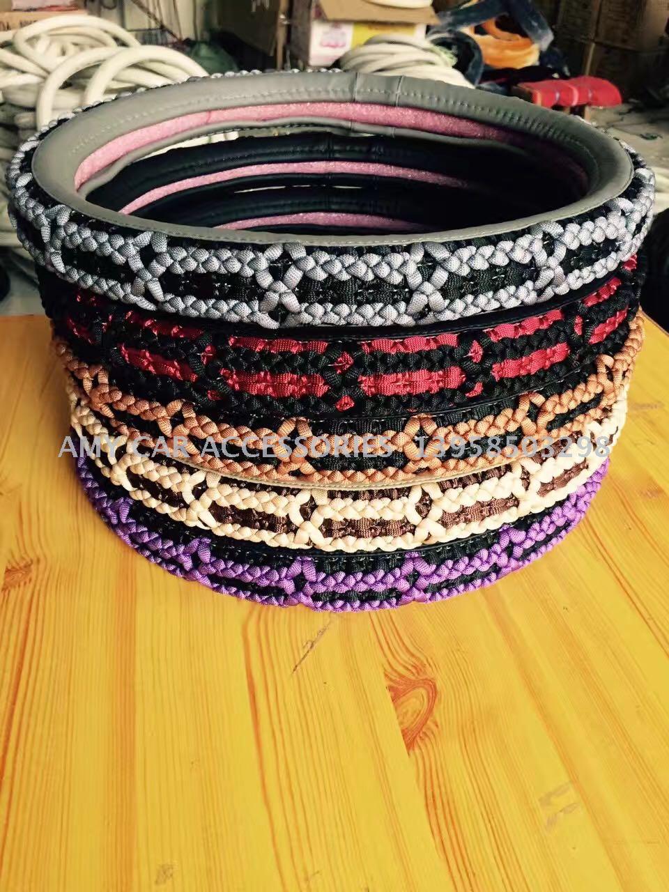 Machine-made steering wheel cover automotive supplies large quantity and good price professional export
