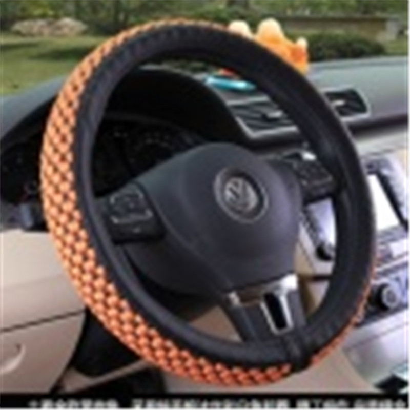 Car steering wheel cover over thousand seasons ice silk green car steering wheel cover set