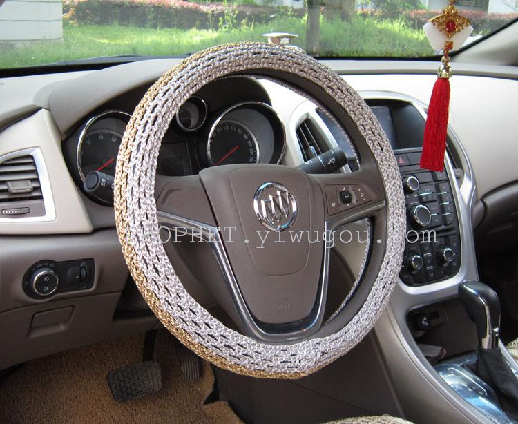 Today, superior four-color faux hand-made steering wheel cover optional summer fashion section