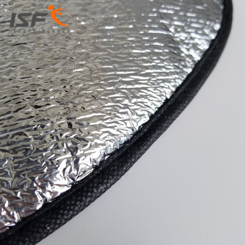 Car Supplies Summer Pearl Cotton Car Steering Wheel Cover Sun Protection Heat Insulation Steering Wheel Sun Block Car Sunshade