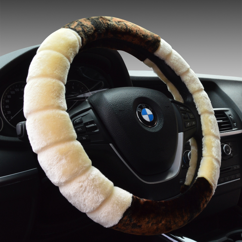 Car Steering Wheel Cover Steering Wheel Cover for Use in Winter 005