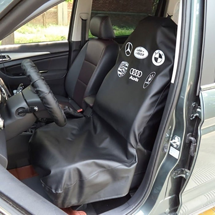 Car Repair Washed Leather Seat Cover Three-Piece Car Repair and Maintenance Steering Wheel Cover after-Sales Three-Four-Five-Piece Set