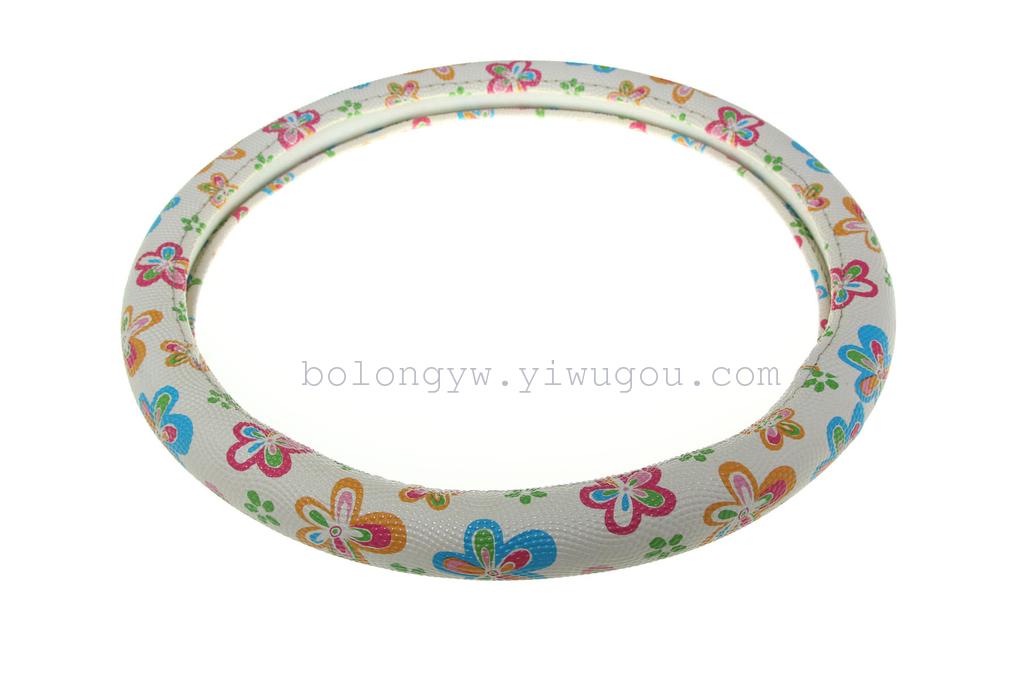 Microfiber leather steering wheel cover, car steering wheel cover leather leather steering wheel cover sets