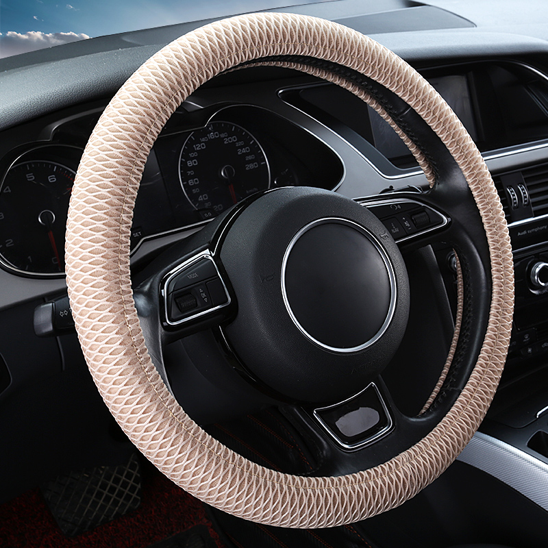 Car Steering Wheel Cover W-1 Breathable Mesh Steering Wheel Cover Four Seasons Universal