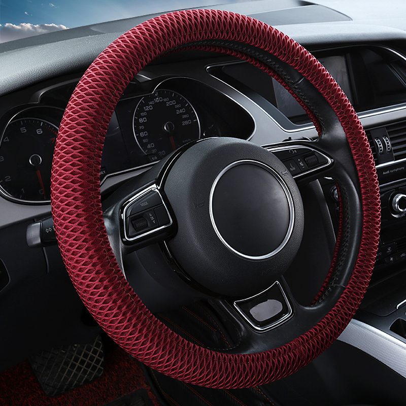 Car Steering Wheel Cover W-1 Breathable Mesh Steering Wheel Cover Four Seasons Universal