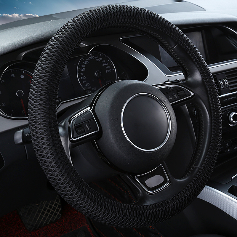 Car Steering Wheel Cover W-1 Breathable Mesh Steering Wheel Cover Four Seasons Universal