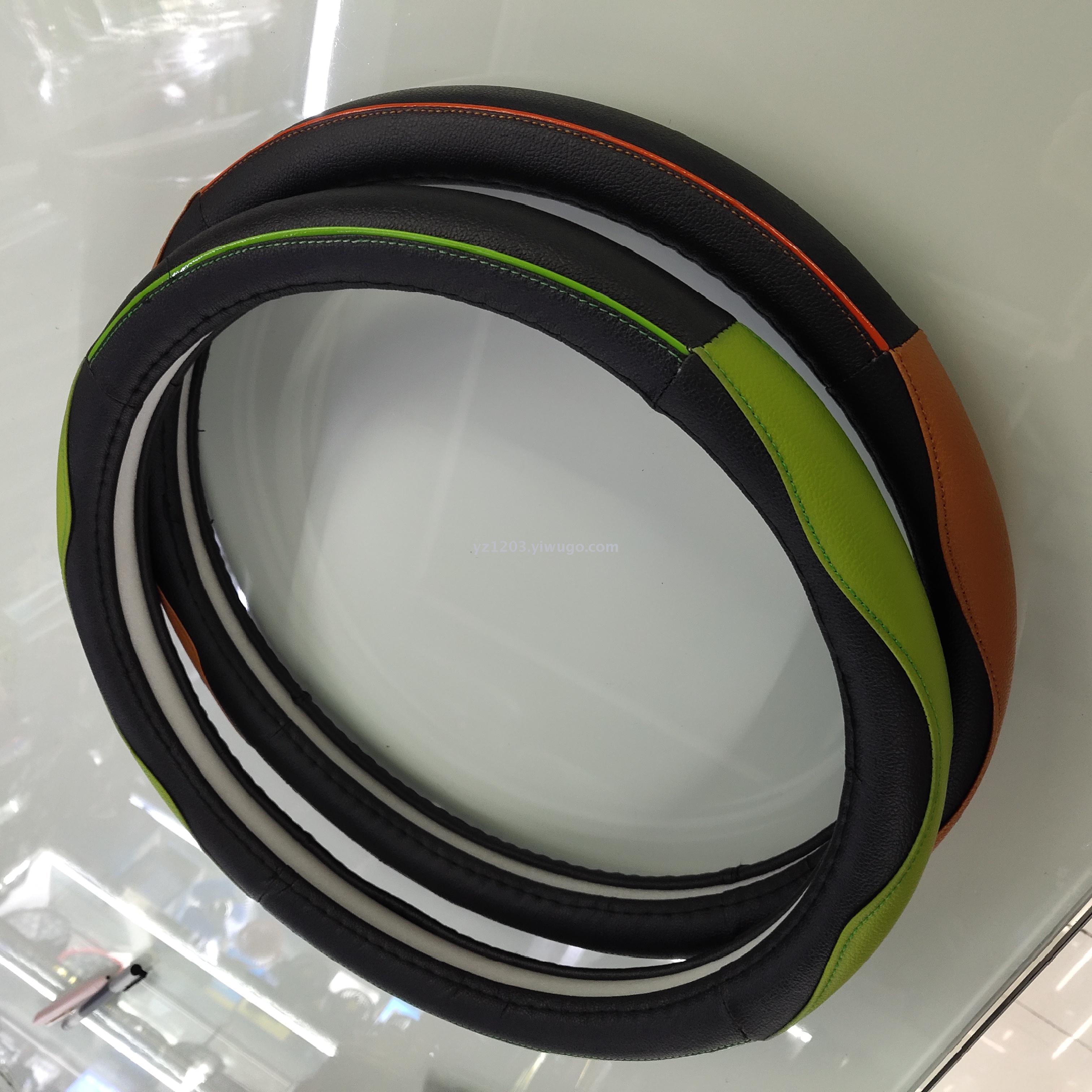 The new steering wheel cover four seasons gm super 1000 skin splicing printing car cover slip free