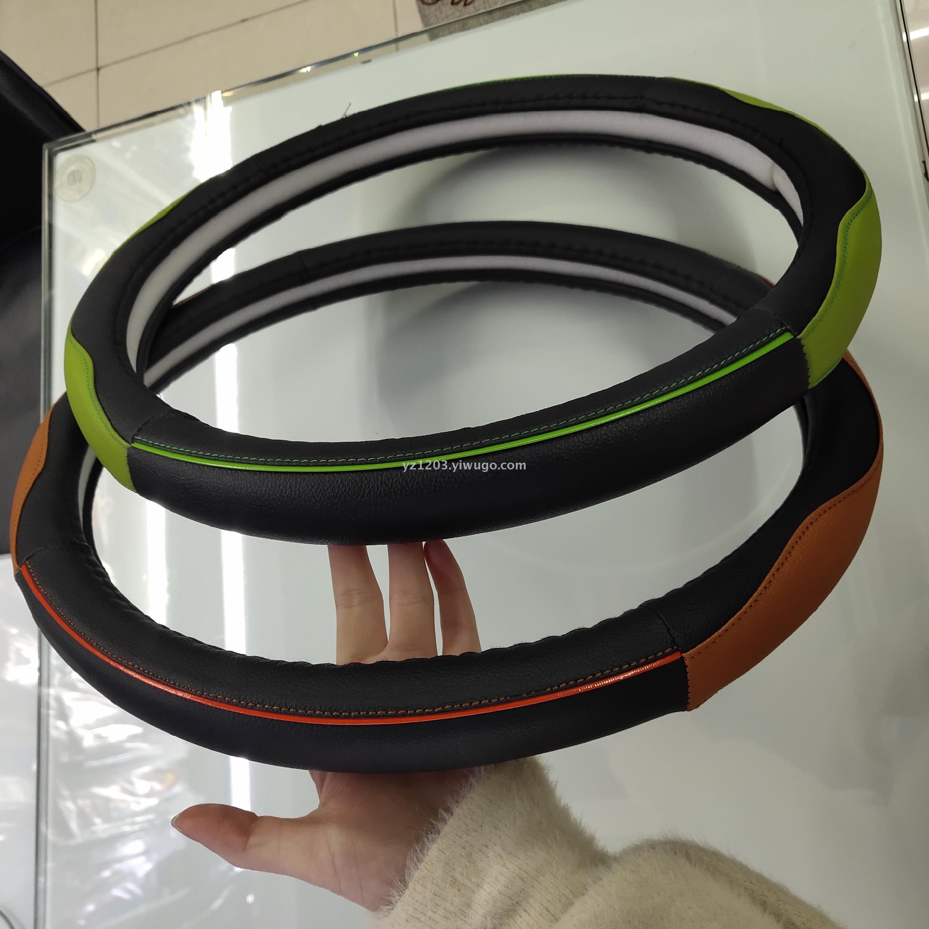 The new steering wheel cover four seasons gm super 1000 skin splicing printing car cover slip free