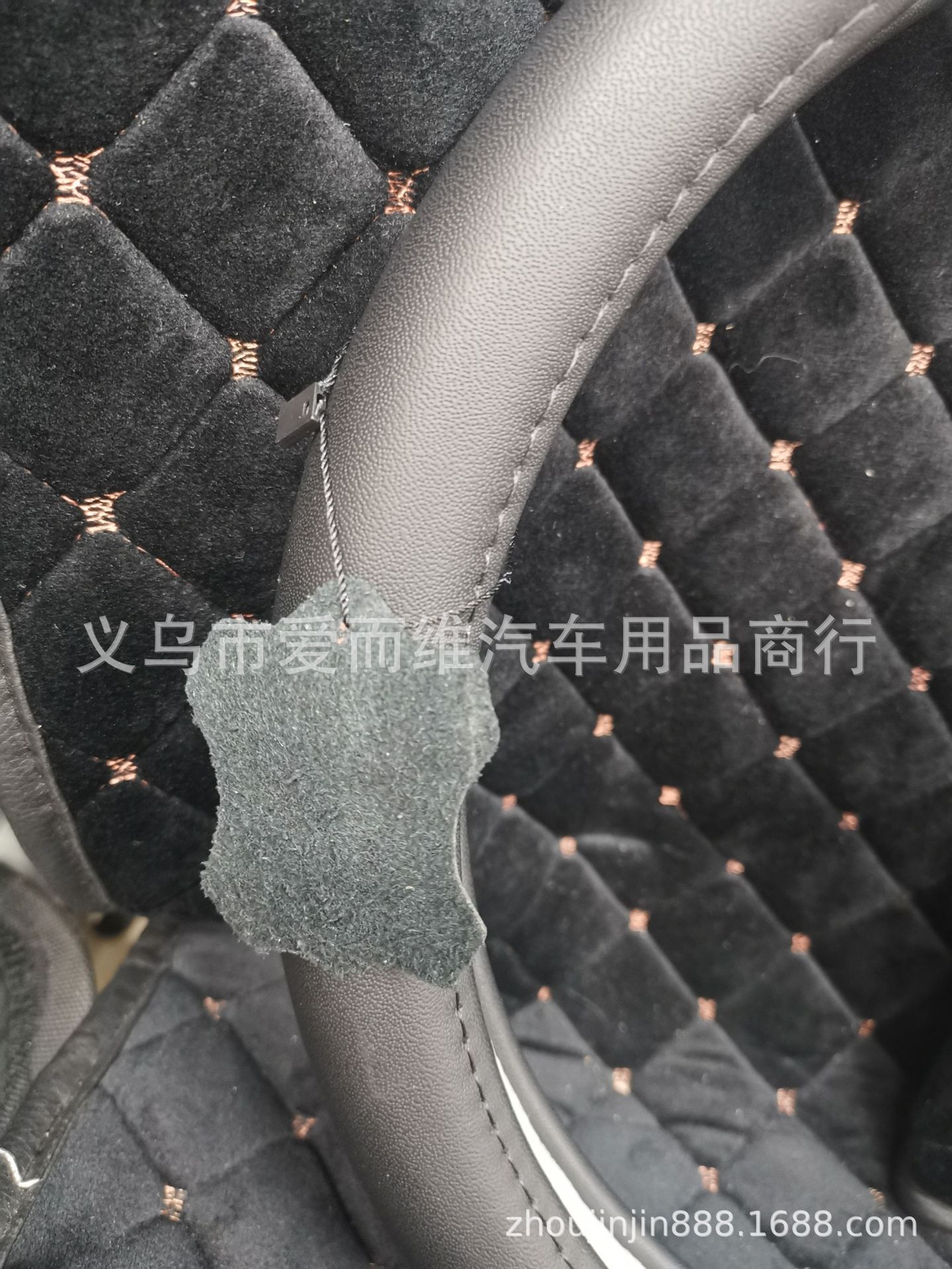 The factory wholesale automobile steering wheel covers imported leather automobile steering wheel 38cm automobile steering wheel