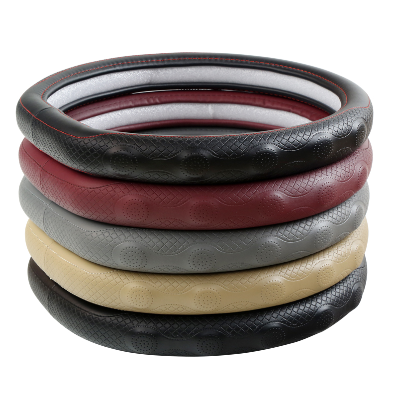 Premium Cowhide Steering wheel Cover