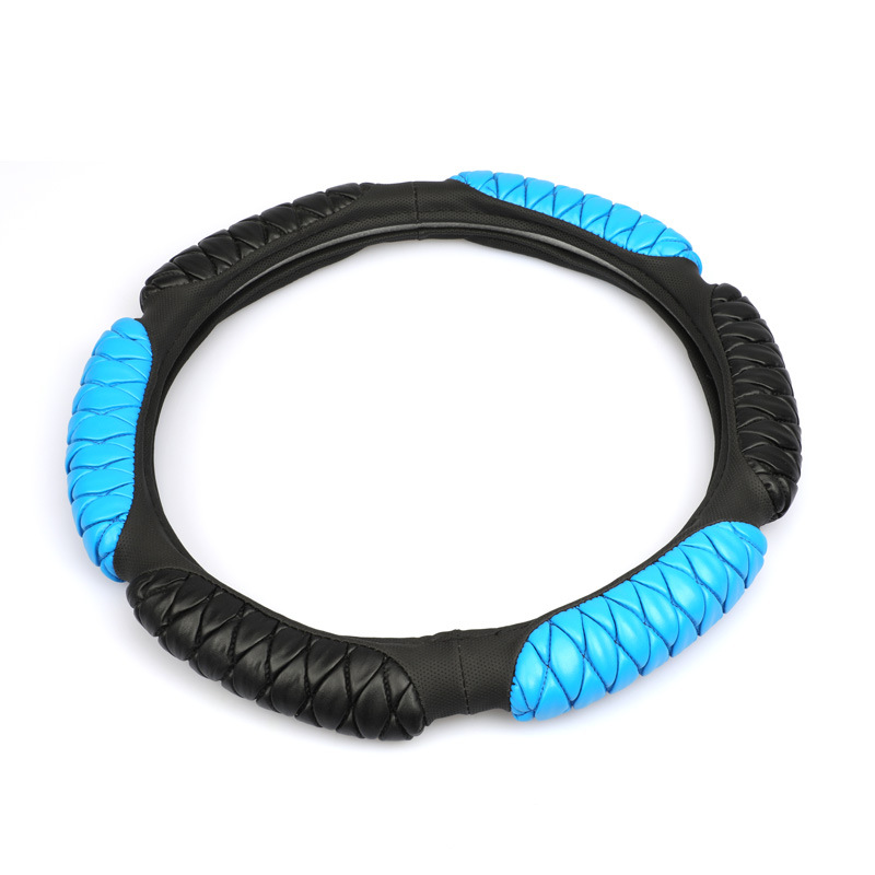 Car Supplies Steering Wheel Cover Pu Material Car Steering Wheel Cover Car Steering Wheel Cover Non-Slip Comfortable