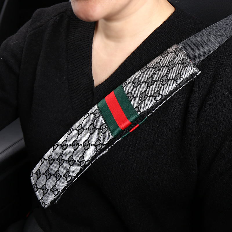 Car Steering Wheel Cover Simple Classic Interior Four Seasons Universal Shoulder Sleeve Door Handle Cover Handle Cover Brake Cover