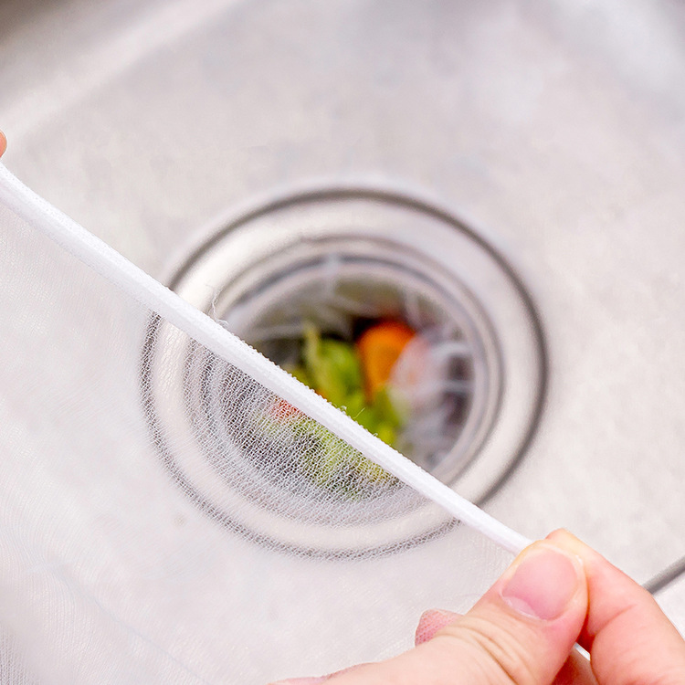 30 Drain Residue Filter Garbage Bags Anti-Blocking Kitchen Sink Draining Bag Sink Filter Net