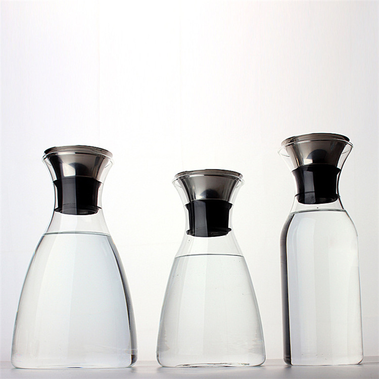 Cold Water Jug Heat-Resistant Glass Pot Transparent Filter Water Bottle Large Capacity Water Pitcher Jug Juice Pot