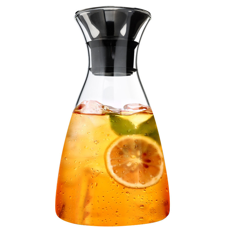 Cold Water Jug Heat-Resistant Glass Pot Transparent Filter Water Bottle Large Capacity Water Pitcher Jug Juice Pot