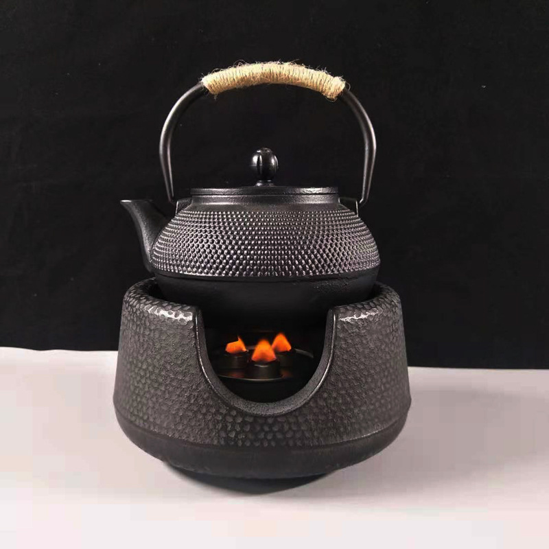 Cast Iron Pot Teapot Particle Pot with Filter South Japan Handmade Old Iron Pot Uncoated Raw Iron Pot Kung Fu Tea Set