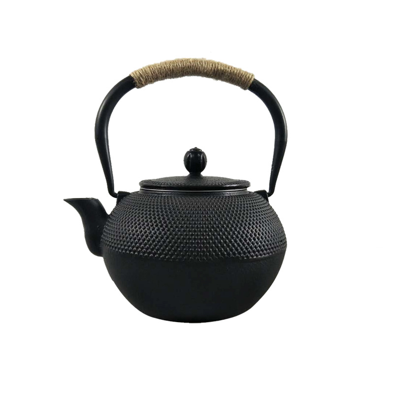 Cast Iron Pot Teapot Particle Pot with Filter South Japan Handmade Old Iron Pot Uncoated Raw Iron Pot Kung Fu Tea Set