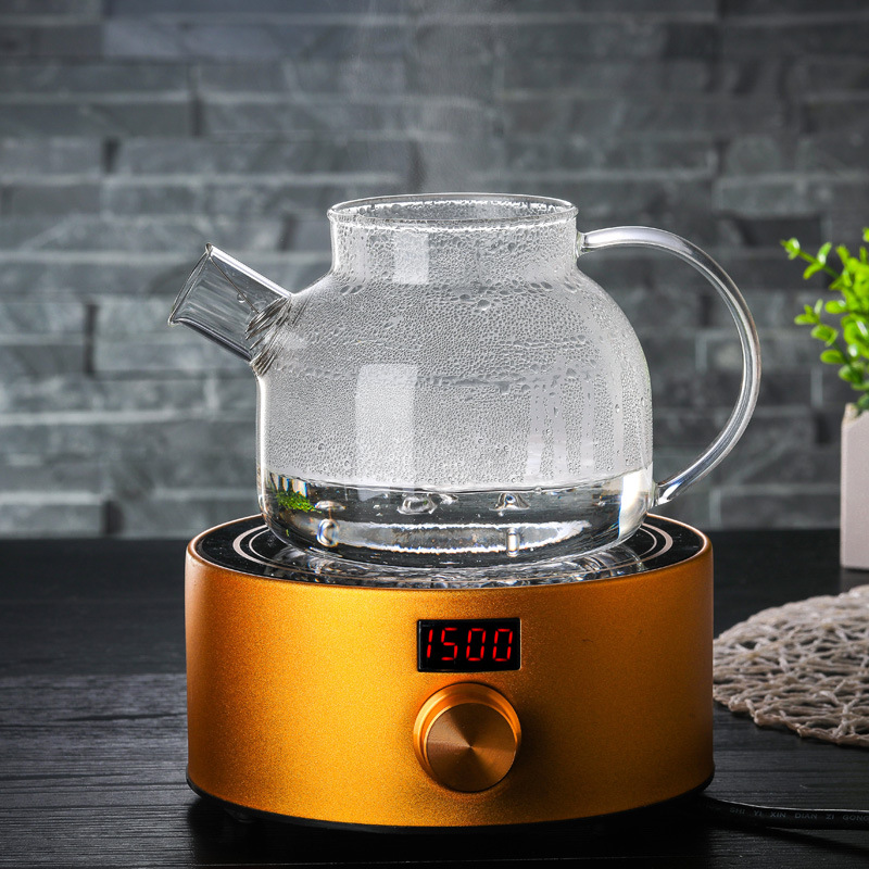 Hair Large Capacity Thick Cold Water Jug Transparent Lid Juice Cup HeatResistant Filter Glass Water Pitcher