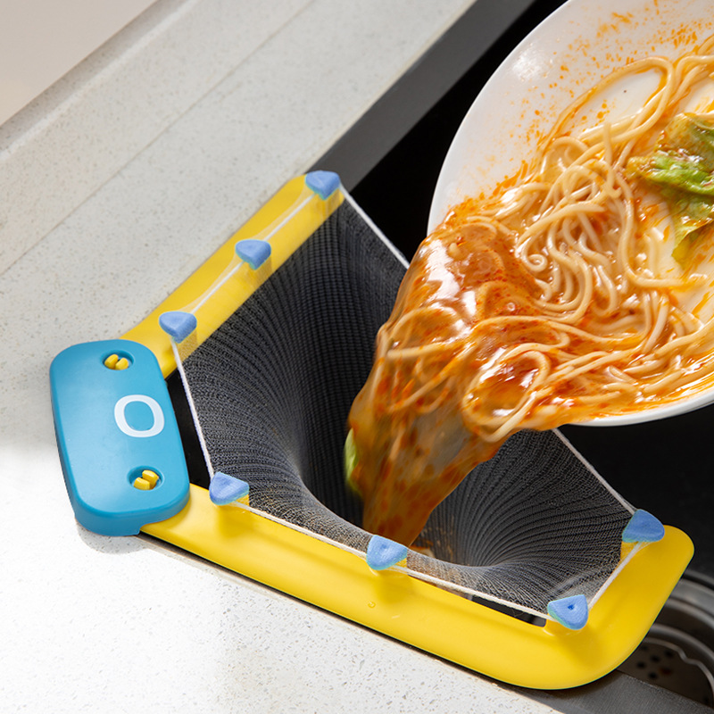 Sink Drain Rack Kitchen Garbage Filter Net Dishwashing Kitchen Sink Sink Leftovers Disposable AntiBlocking Strainer