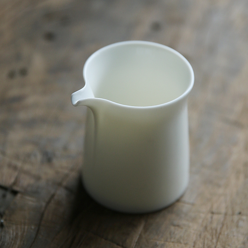 Male Cup Jingdezhen Ceramic Whiteware Tea Pitcher Simple Kung Fu Ceramic Filter Tea Set Accessories Tea Strainer Set