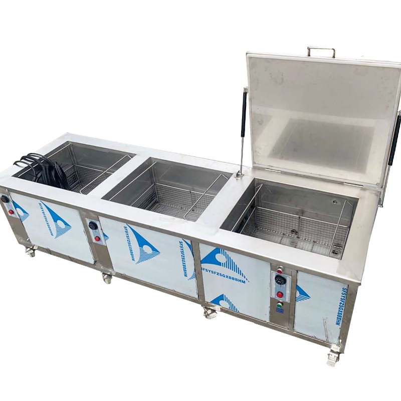 Large Industrial Single Sink Double-Slot Three-Slot Cleaning Filter Ultrasonic Cleaning Equipment Oil Removal Ultrasonic Cleaning Machine