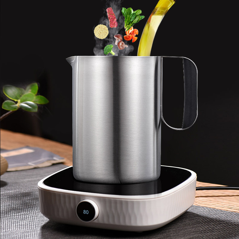 Filter Tank Kitchen 304 Stainless Steel Oiler Large Capacity Drain Lard Dregs Oil Separator Household Oil Bottle Large