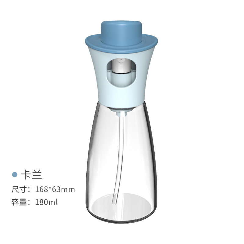 Glass Spray Oil Bottle Jar Filtering Pot Kitchen Utensils Fitness Press Spray Oil Dispenser Barbecue Cooking Oil