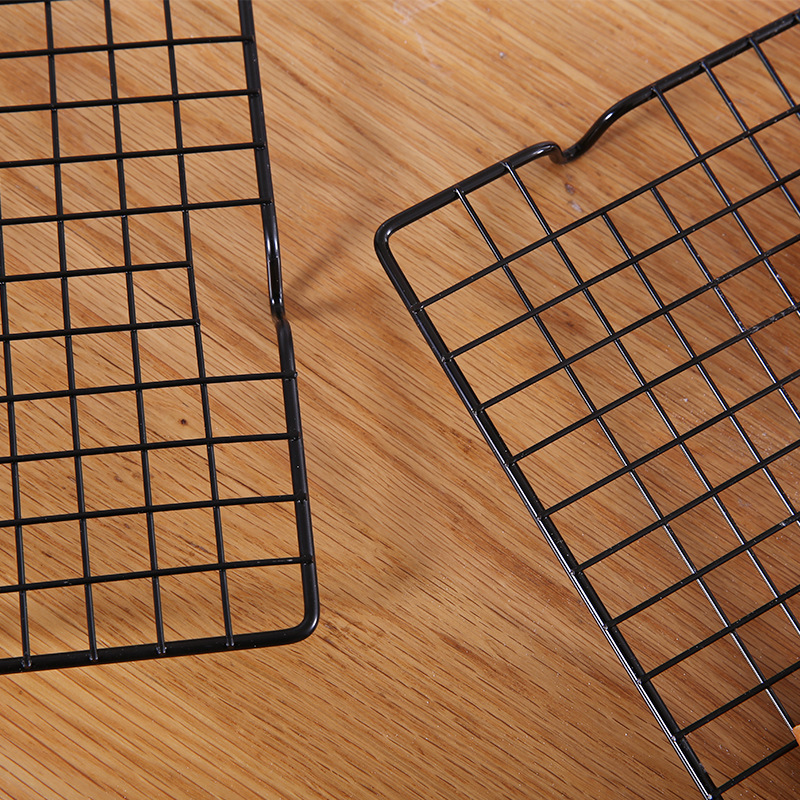 Cooling Rack Baking Cold Shelf Cake Bread Cooling Stand Rectangular Grid Fried Drain Oil Filtering Mesh Barbecue Stainless Steel
