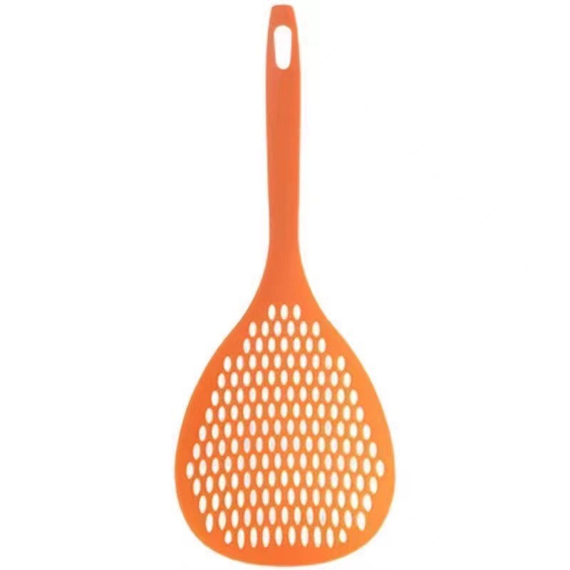 Colander Household Kitchen Oil Leak Spoon Fried Drain Scoop up Dumplings Large Strainer Spoon Strainer Colander Sub Strainer Filter Kitchen