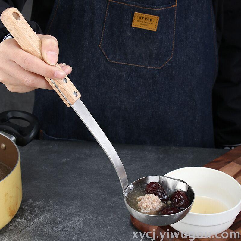 Stainless steel oil filter scoop
