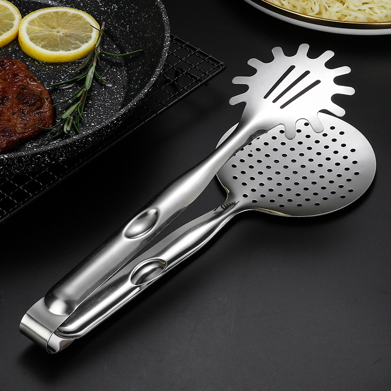 Huizhou stainless steel such as clip surface fishing clip kitchen tools food clip hollow filter oil function