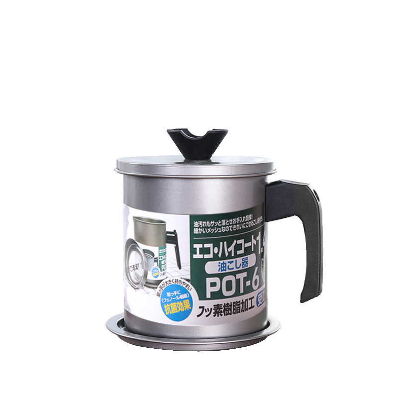 Household Hotel Kitchen Stainless Steel Oil Filtering Oil Bottle Lard Dregs Oil Storage Tank Export Order For Japanese Kitchenware