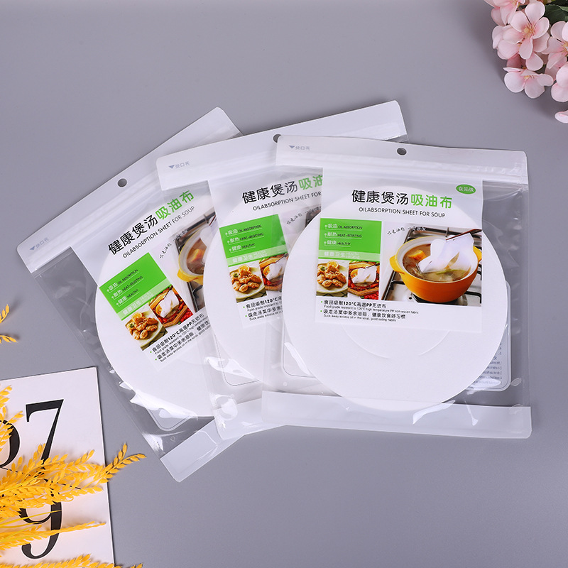 Factory Direct Sales for Cooking Soup in the Kitchen Non-Woven Fabric Oil-Absorbing Sheets Food Grade Fried Degreasing Paper Oil Absorbing Paper Oil-Filtering Paper