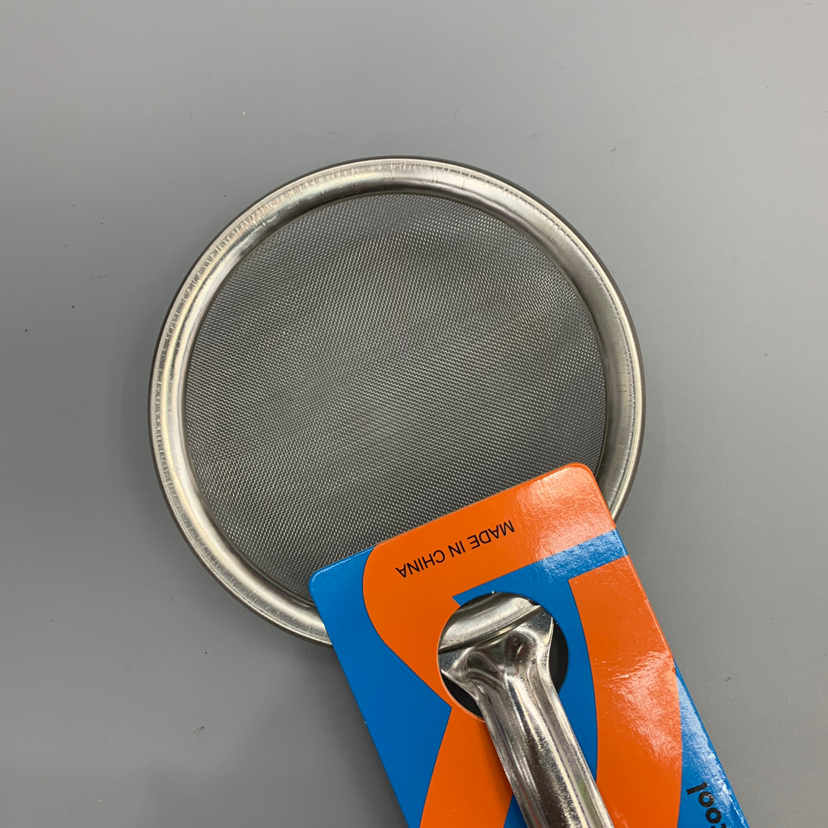 Tableware 304 Stainless Steel Oil Filtering Spoon Filter Screen Flour Sifter Kitchen Supplies Kitchenware