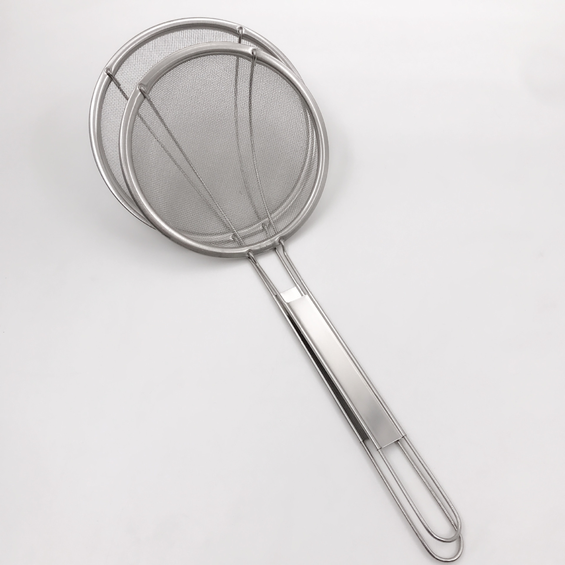 Long Handle Oil Grid over Leakage Screening Mesh over Residue Colander Oil Residue Filter Oil Grid