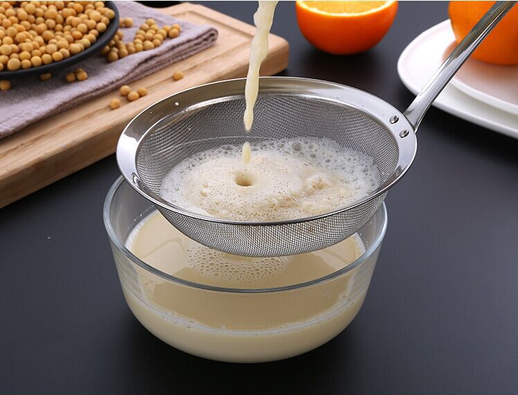 304 Non-Magnetic Stainless Steel Deep Frying Hot Pot Strainer 304 Grease Colander Filter Oil Strainer Spoon 304 Stainless Steel Oil Filter