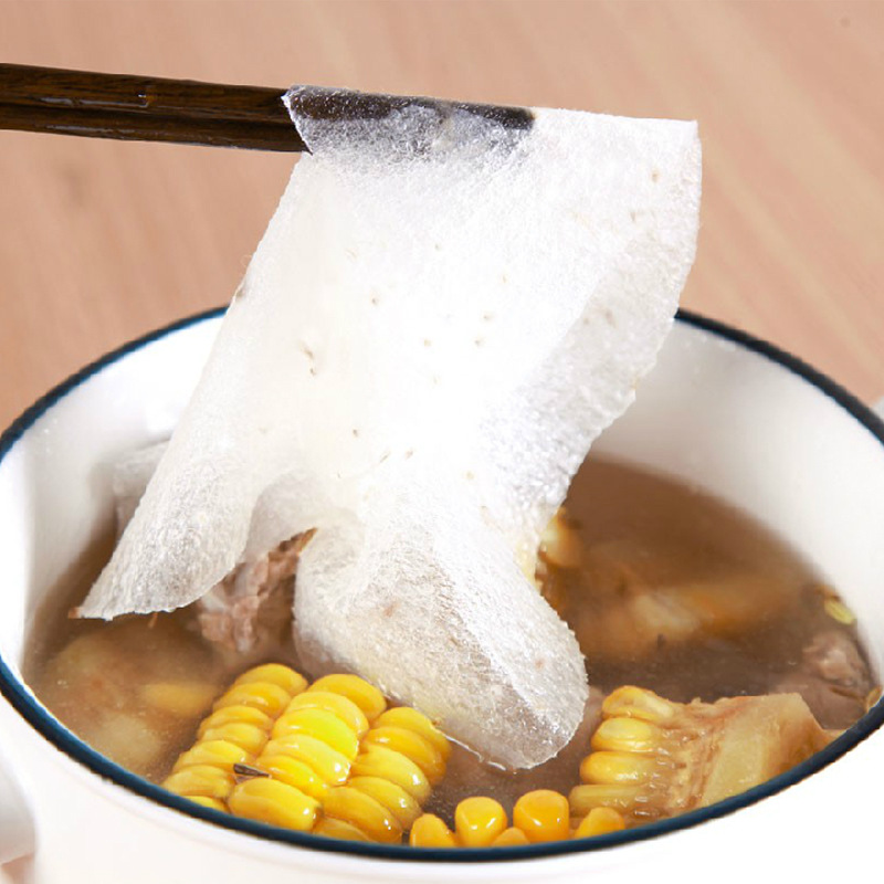 Japanese Oil-Absorbing Sheet for Kitchens Household Fried Baking and Barbecue Thickened Soup Non-Woven Cotton Soup Oil-Filtering Paper 12 Pieces