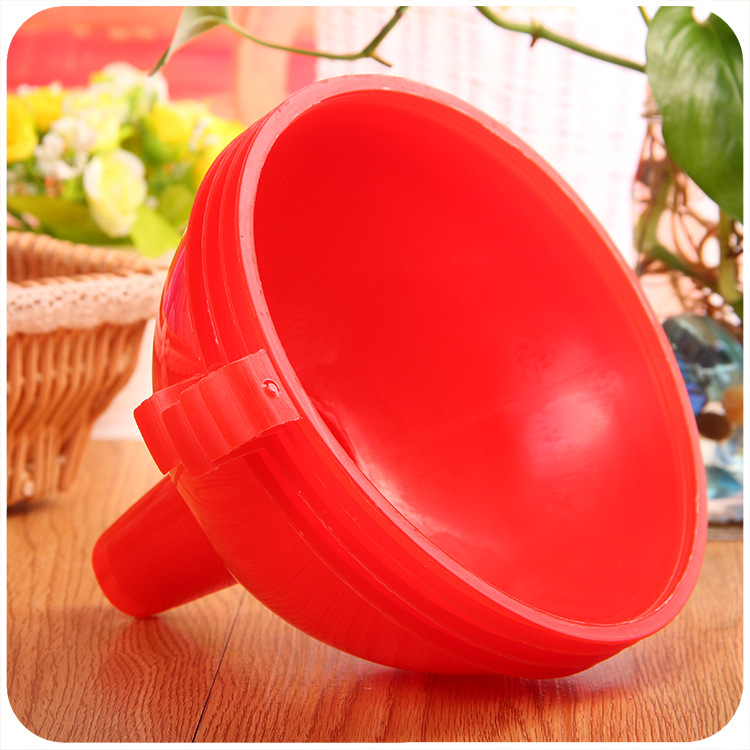 Multi-Functional Kitchen Plastic Funnel Filter Wine Funnel Oil Leakage One Yuan Two Yuan Store Supply Wholesale Stall Hot Sale