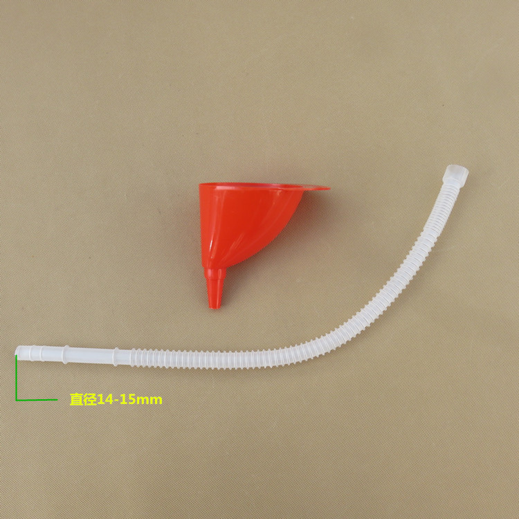Small Car Motorcycle Filler Funnel Gasoline Oil Fuel with Filter Screen Thickened Funnel