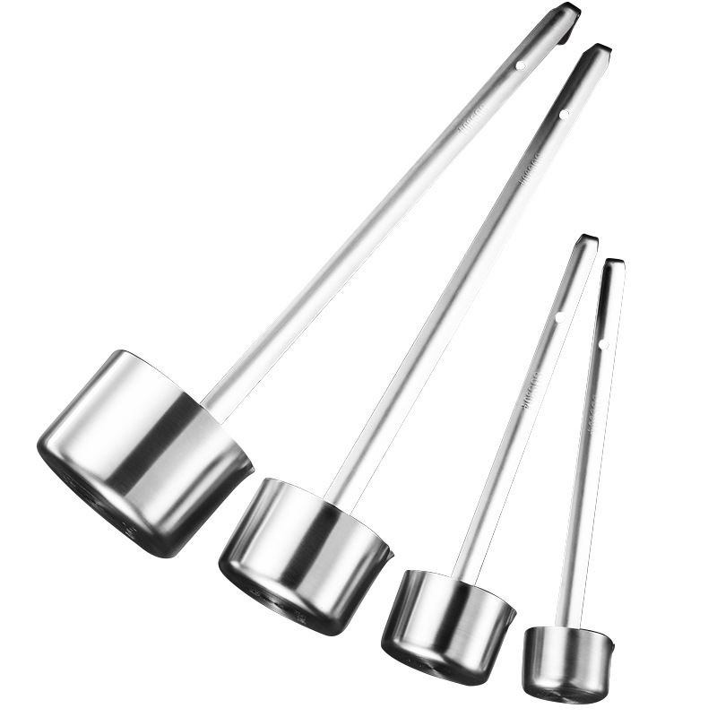 Y304 Stainless Steel Funnel Wine Scoop Kitchen Large Wide Mouth Oil Filtering Conical Large Funnel Household Wine Ladle