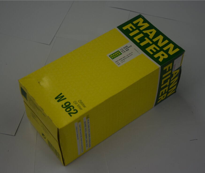W962 Oil Filter Manhumer Filter